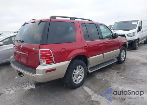 2004 Mercury Mountaineer из США, поврежденный, VIN 4M2DU86WX4ZJ24692